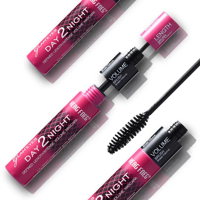 Cils noirs recourbés pour femme, mascara allongeant, volume supplémentaire, longue durée, imperméable, séchage rapide naturel, maquillage