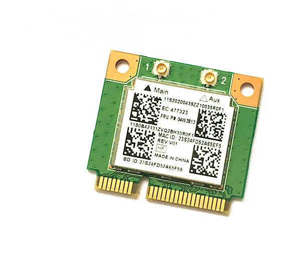 

Wholesale New For Realtek RTL8723BE Half Mini PCI-E Wifi Bluetooth 4.0 Wireless Card For LENOVO E440 E540 S440 S540 04W3813