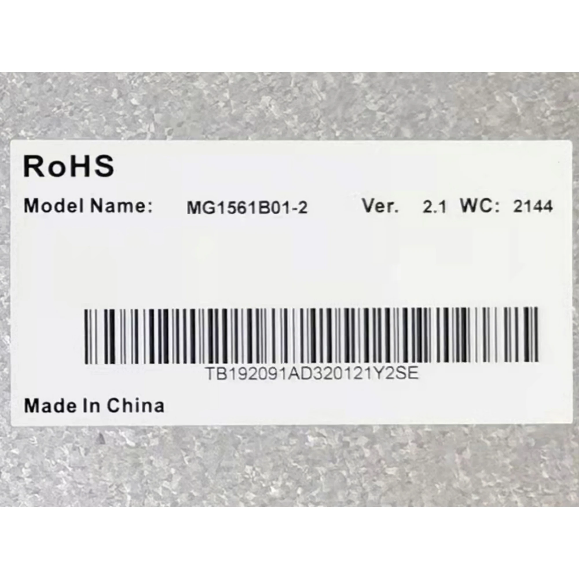 MG1561B01-2 EDP 40Pins Laptop LCD Screen Panel Matrix 15.6 inch 1920×1080