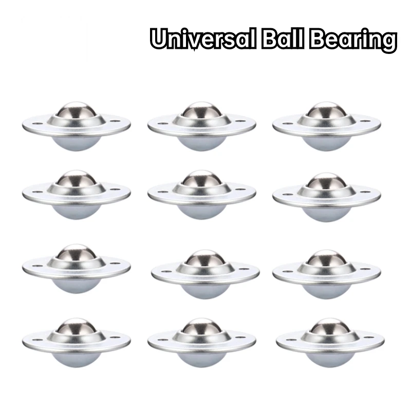 1PCS CY-12B Flying Saucer Universal Ball Bearing Bull Eye Wheel Stainless Steel Nylon Ball Universal Ball Ball