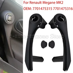 Car Front Inner Door Handle Grip Black Left or Right For Renault Megane MK2 2002-2009 7701475315 7701475316