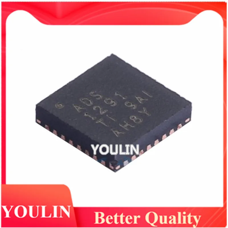 2pcs New original product ADS1291IRSMR VQFN32 low-power 2-channel 24-bit analog front-end analog-to-digital conversion chip