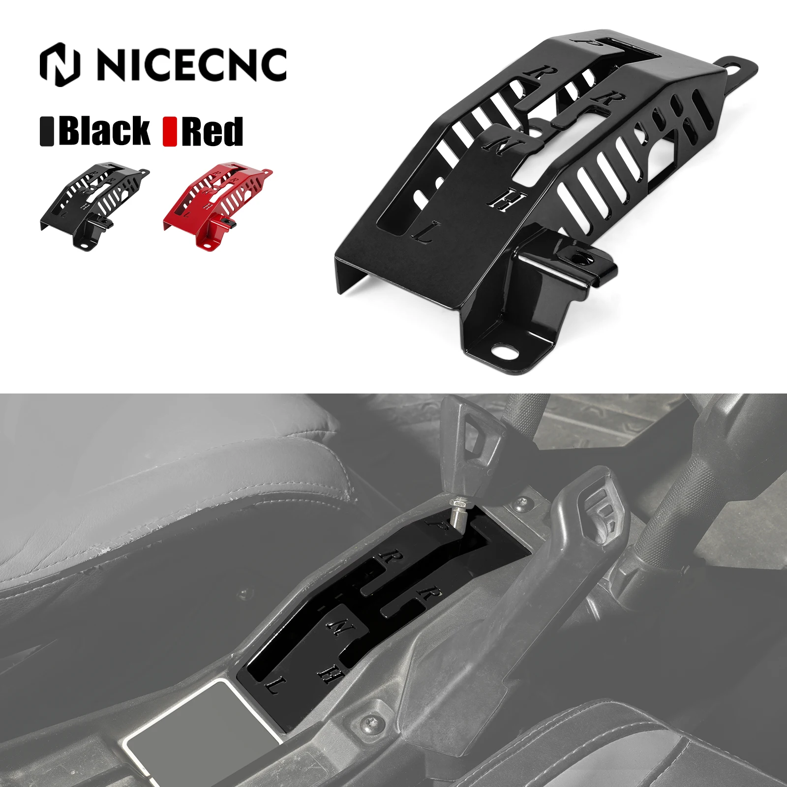 

For Can-Am Maverick X3 Shifter Gate Cover Kit For CAN AM Maverick X3 MAX Turbo R 2017-2022 Q235 Metal UTV Accessories 707900644