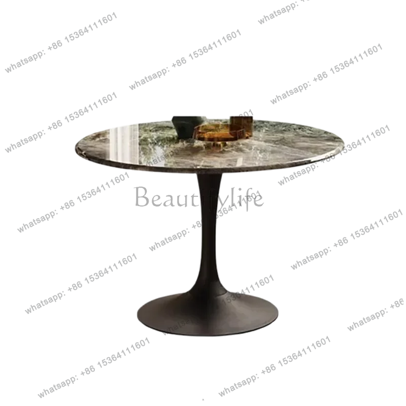 PG Minimalist Oval Kitchen Tables Warm Keep Decoration Dining Tables Modern Design Tavolo Rotondo Pranzo Dining Room Furniture