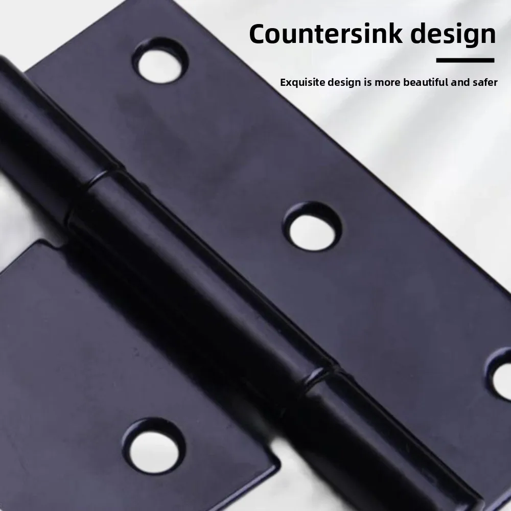 Дверные петли 3/4/6 дюймов, сверхмощные металлические петли для ремней для ворот с винтами, нержавеющая кованая фурнитура