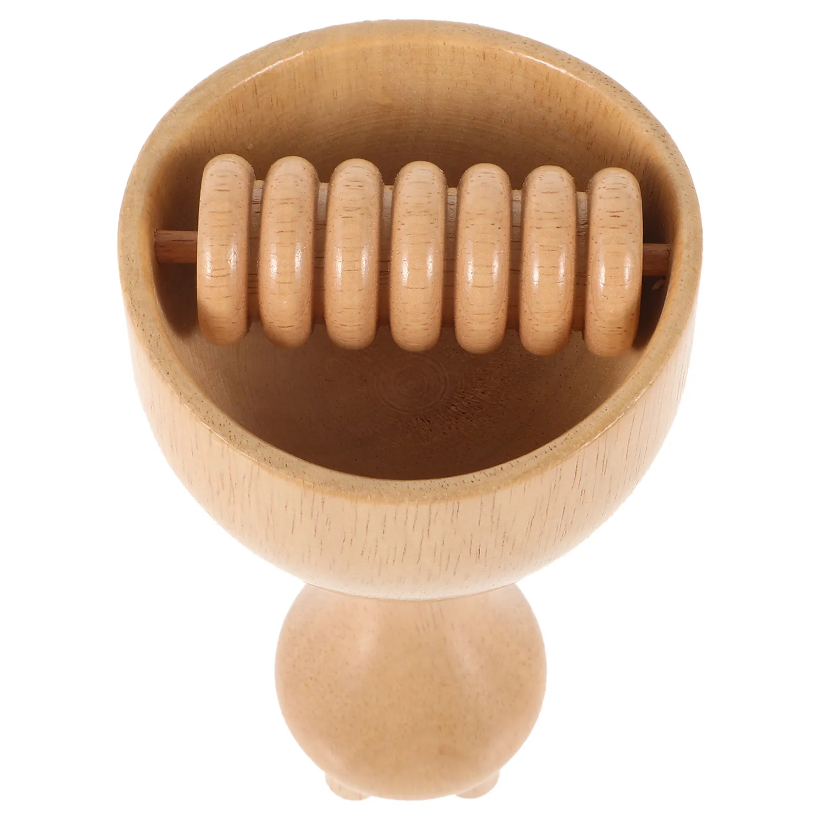 

Wood Roller Therapy Cup Manual Sculpting Massager Wooden Back Cupping Massager Body Shaping Massage Tools Cellulite Relaxation