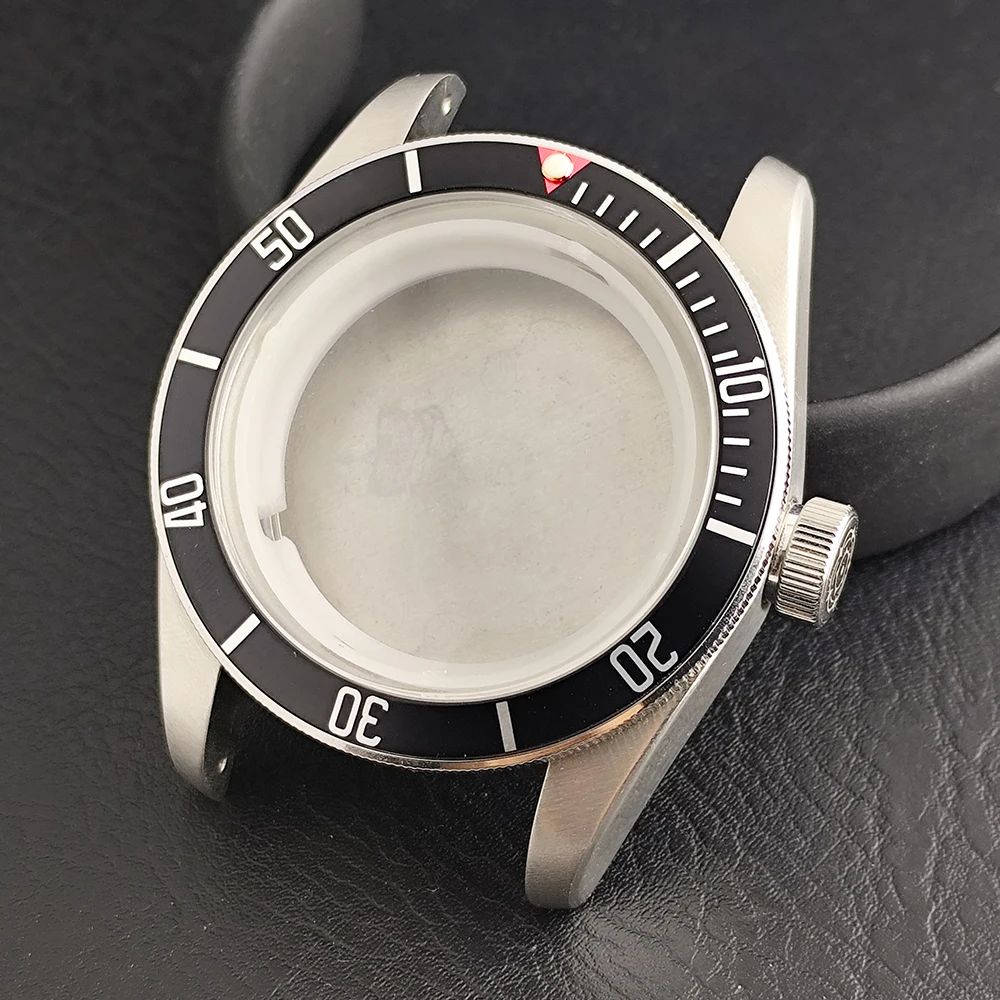 41-mm-Gehäuse mit Lünette, 31-mm-Zifferblatt, silberfarben/rosafarbenes Gehäuse, passend für 8215/8285 Uhrwerke, Zubehör, 22-mm-Uhrenarmband, Uhrenteile, Uhren für Herren – Detail 4