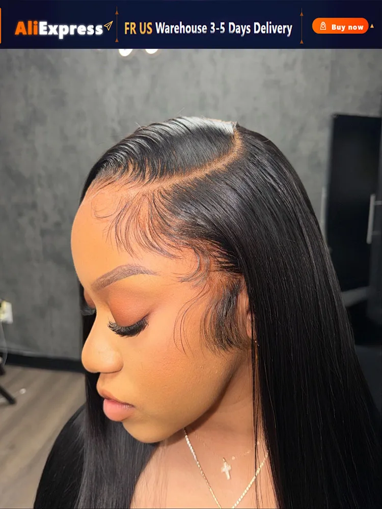 

Brazil Human Hair 13x6 Bone Straight Lace Front Human Hair Wigs 30 40 Inch 13x4 Lace Frontal Wig for Women Pre Plucked Lace Wigs