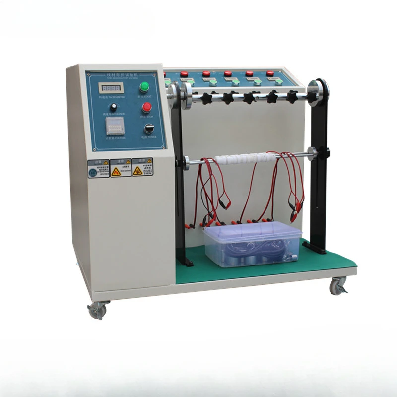 Wire swing tester, plug lead bending test, electromechanical wire swing tester, wire life tester