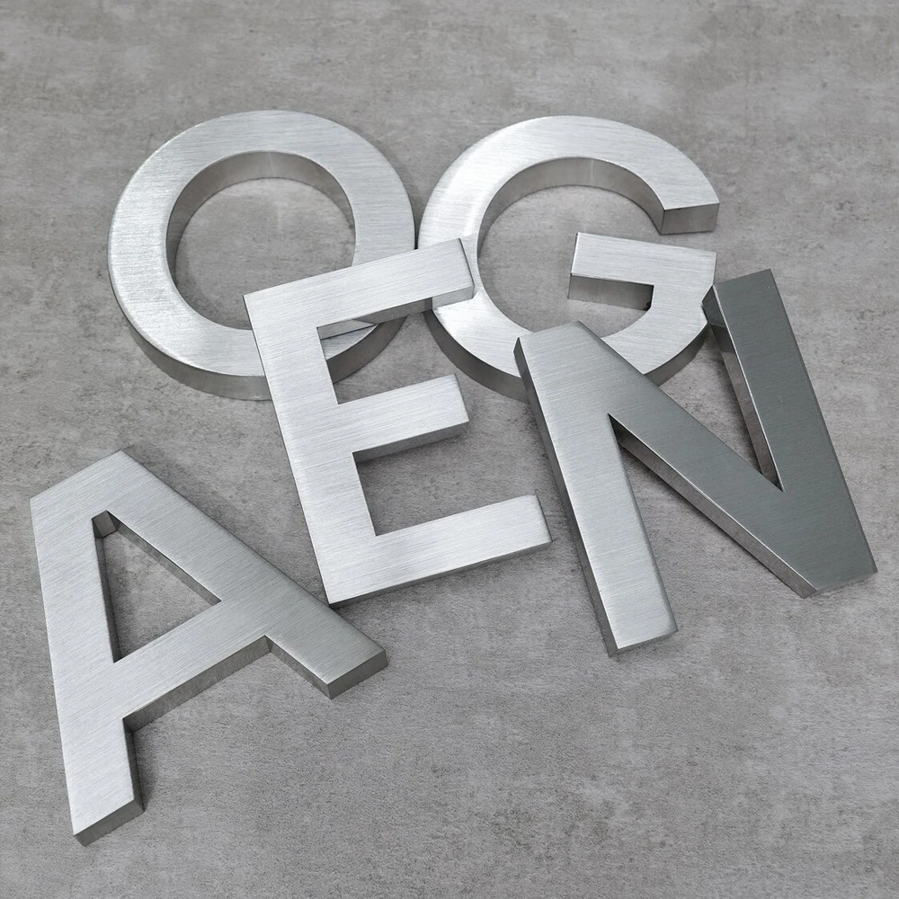Custom Metal Acrylic Sign Business Sign Metal Sign Laser Cut 3D Logo Letter Wall Signs For Company Shop Salon Hotel Indoor Decor