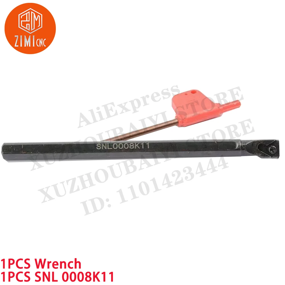 1PCS SNL 0008K11 CNC lathe Thread Turning Tool holder For 11ER Inserts Left Carbide Inserts metal lathe mechanical cutting tools