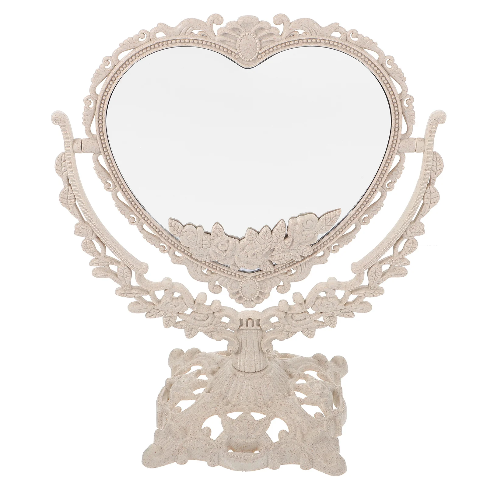 1 قطعة مرآة ماكياج أنيقة السلس عالية الوضوح سطح المكتب مرآة للحمام غرفة نوم منضدة الزينة #2