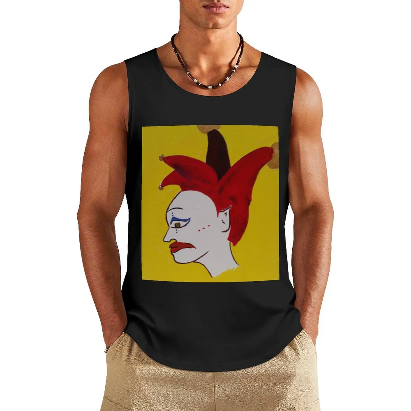 

Jester Tank Top Men's gym t-shirt bodybuilding t-shirt