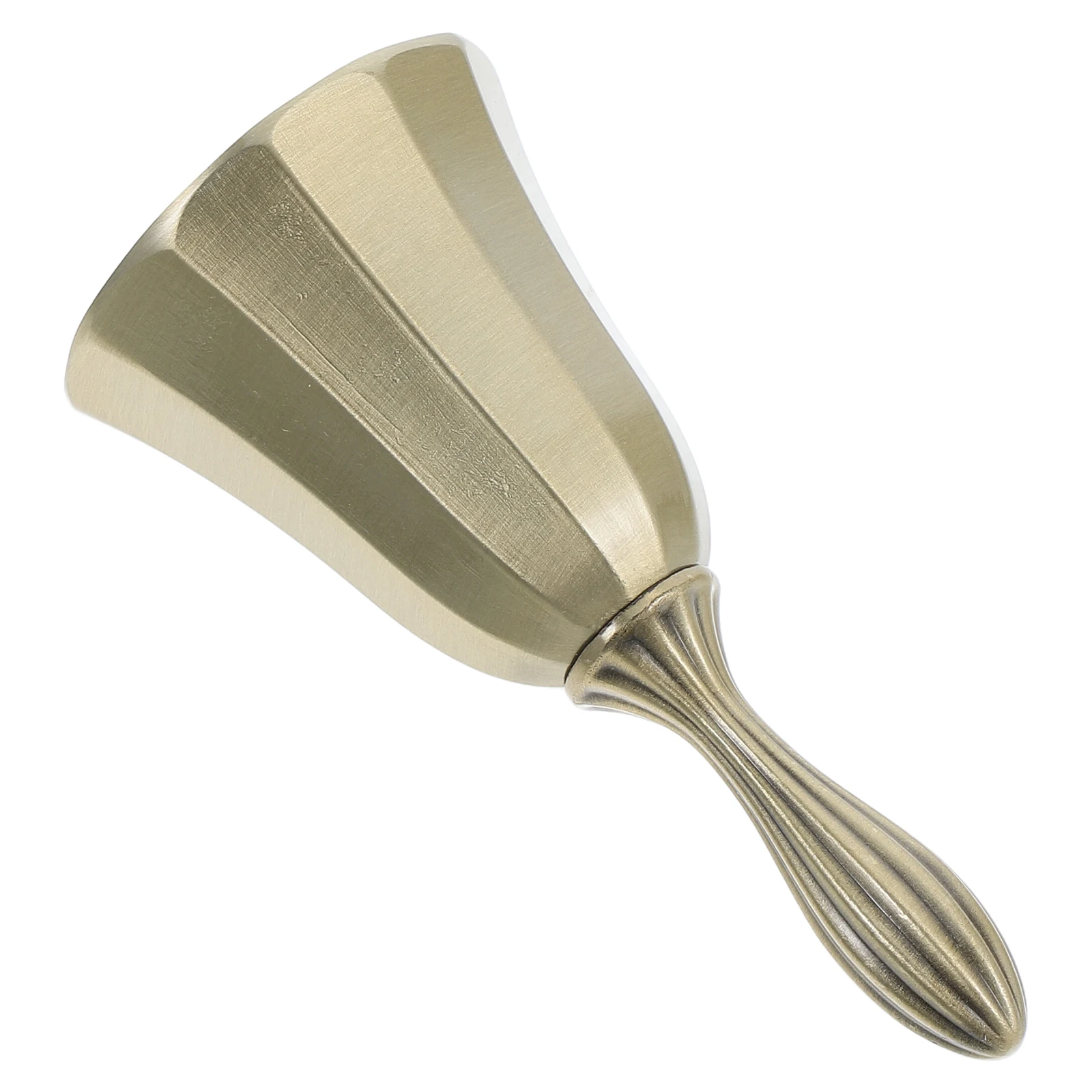 

Metal Hand for Service Desk Meal Table Kitchen Reception Loud Dinner Bell Metal Bell Durability Stylish Design