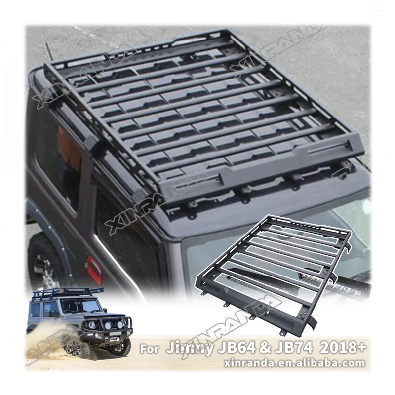 Jimny Cargo Luggage Carry Basket Bracket Roof Rack for Suzuki Jimny JB74 JB64 2018- Gen4 Sierra JB74w JB64w