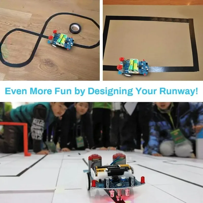 Praxis Löten Lernen Elektronik Kit Smart Car Löten Projekt Kits Linie Folgen Roboter Anfänger DIY Elektronik