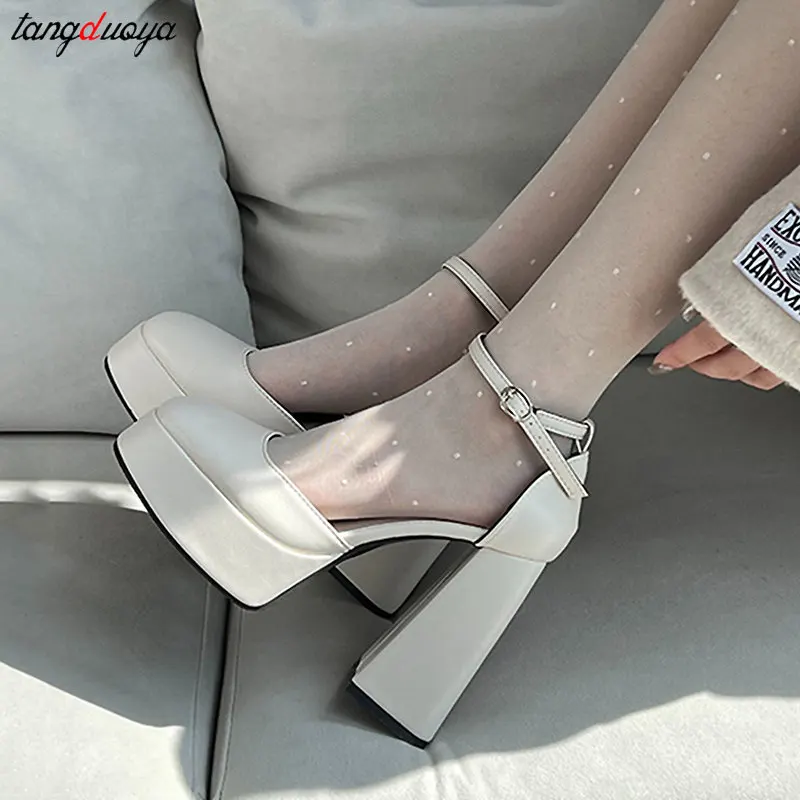 platform heels Summer Sexy Women Party Nightclub Shoes Banquet Platform Sandals Women Shoes Super High Heels Wedding Shoes 2024