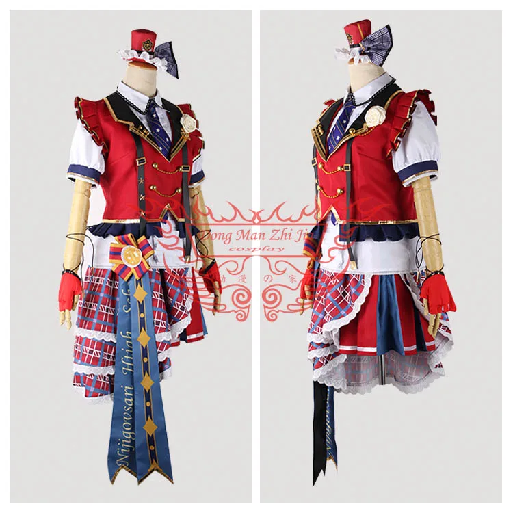 [Customized] Anime Love Live! Nijigasaki High School Idol Club Yuki Setsuna Cosplay Costumes Women Fancy Dress Halloween Uniform