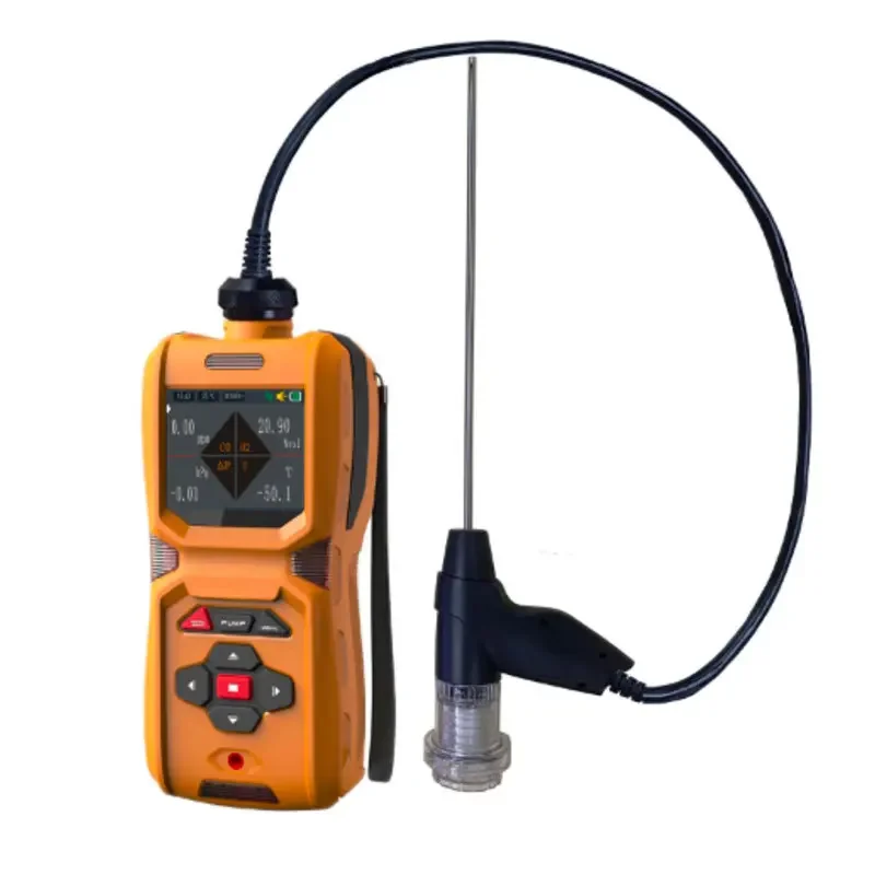 Portable Flue Gas Analyzer Gas Exhaust Emission Monitoring Ozone Detector Carbon Monoxide Oxy en Detector