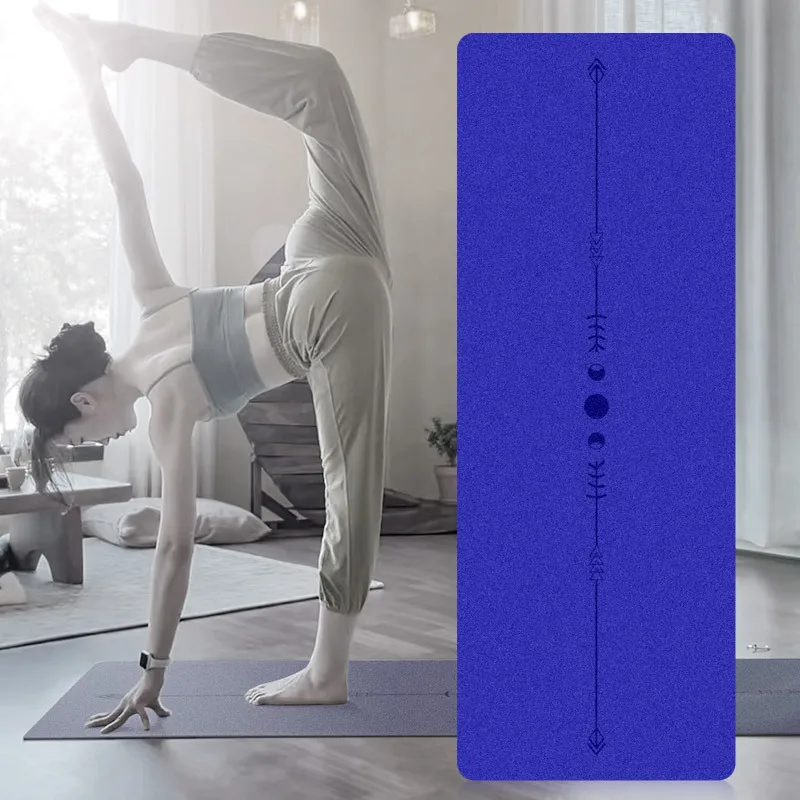 Zen Rhyme Upgraded Yoga Mat Frosted Pu Fitness Workout Thick Non-Slip Wear-Resistant Sweat-Absorbent Coconut Shred High Solid