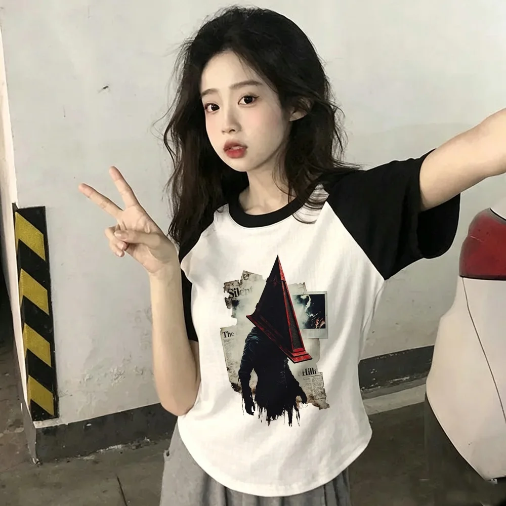 Silent Hill t shirt femme gyaru party anime dollette streetwear t-shirt streetwear anime baddie japanese 2000s