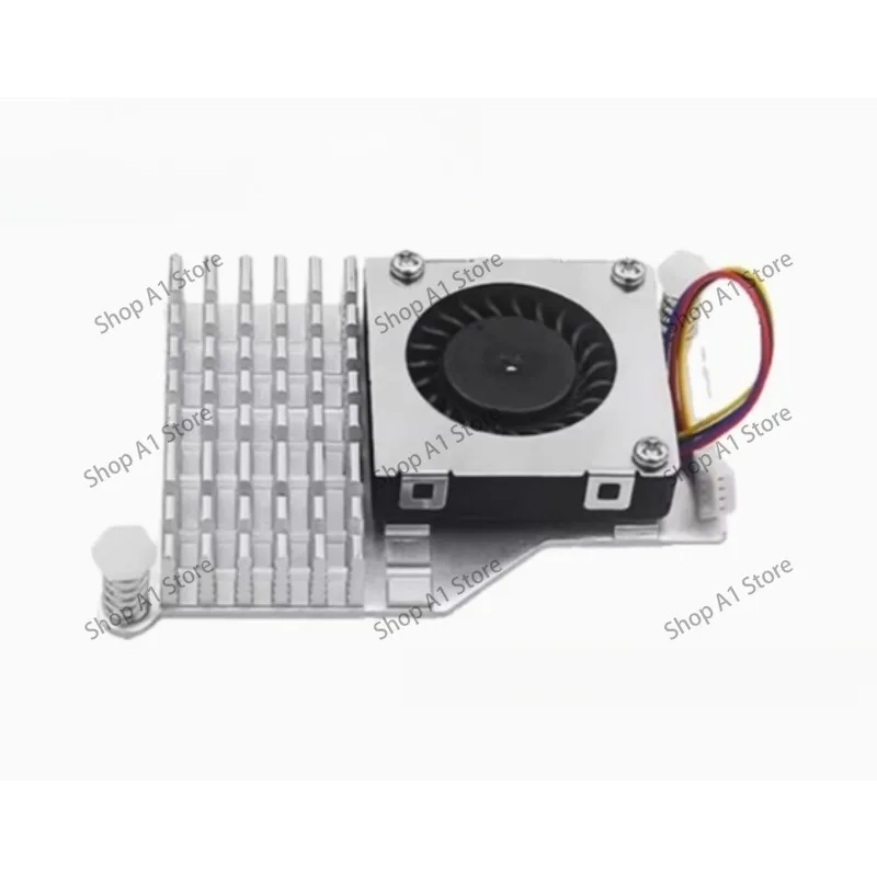 Active Cooler Heatsink with Blower Fan for Raspberry Pi 5 Pi5, Aluminum Radiator PWM Cooling Fan for RPi5 Single‑Board Computer
