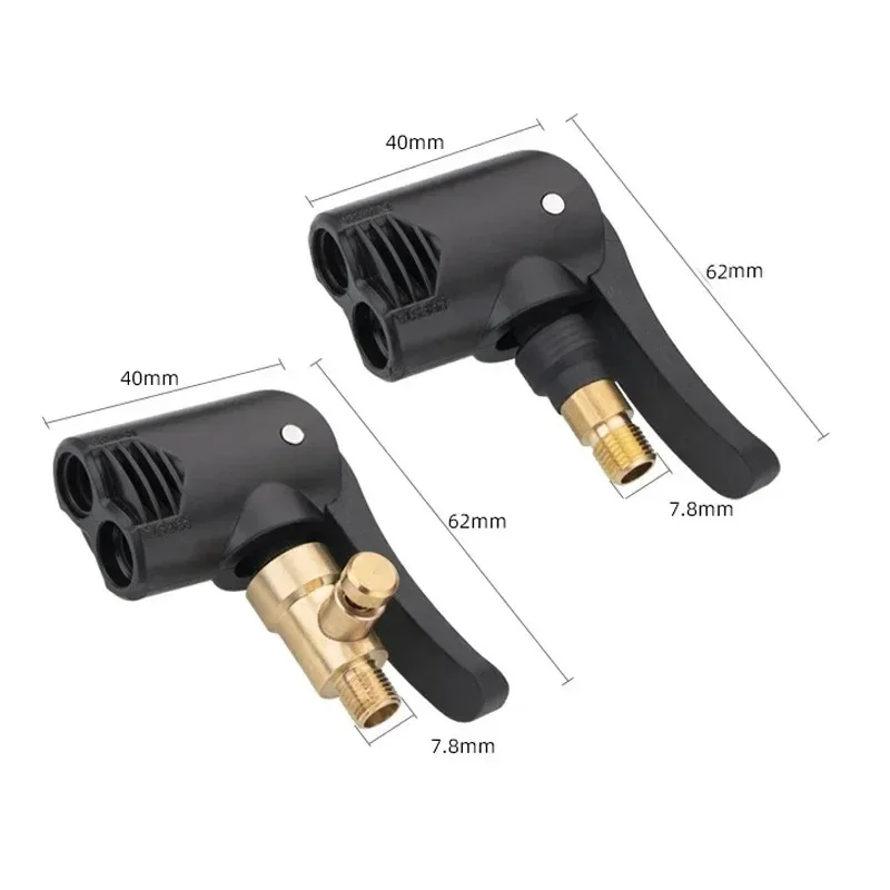 2-in-1 Pumpendüse & Luftanschlussadapter - Universalschlauch für Fahrrad, Motorrad & Aufblasbare Ventilanschlüsse – Detail 6