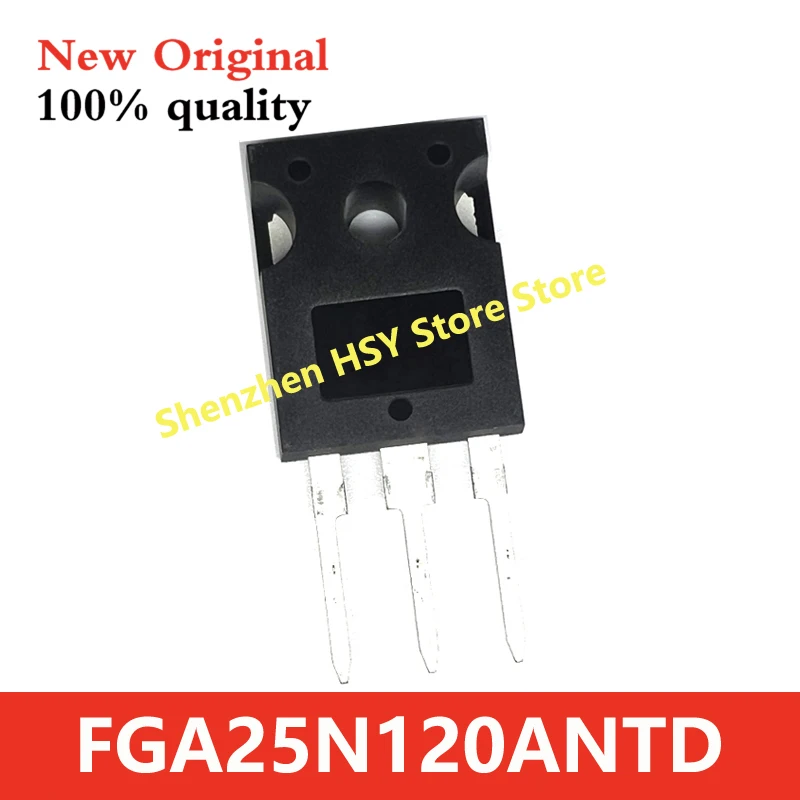 (10 قطع) 100% جديد FGA25N120ANTD FGA25N120 25N120 TO-247 شرائح
