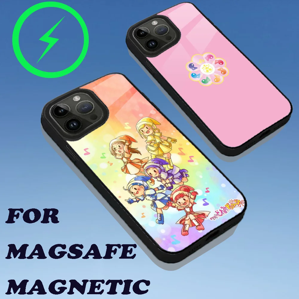 Magical D-DoReMi Anime Phone Case For iPhone 16,15,14,13,12,11,Plus,Pro,Max Mini Magsafe Magnetic Wireless Charging