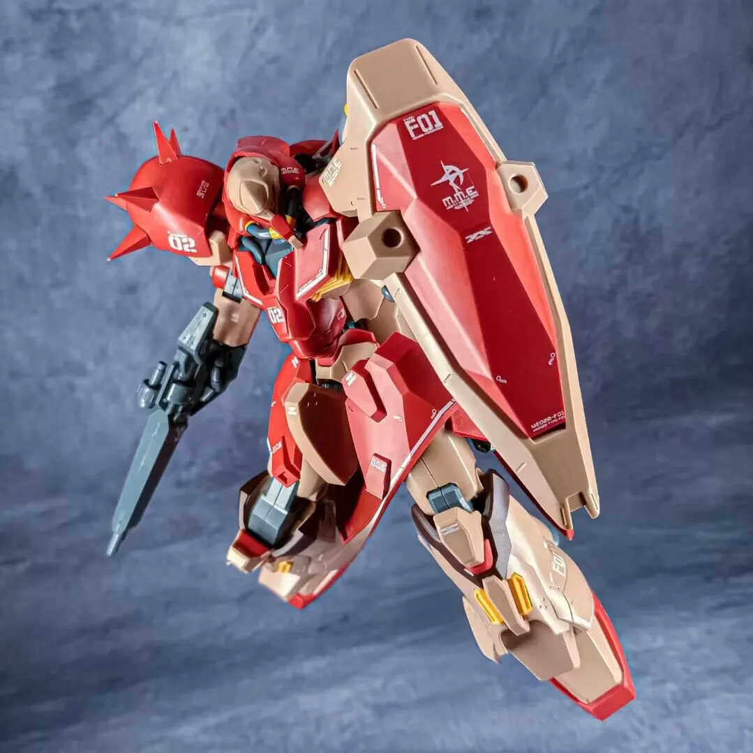 HUAXIA Modell 1/144 HGUC Me02R-F01 Messer Typ-F01 Bausatz aus Kunststoff Anime Actionfigur Roboter-Modell Spielzeug – Detail 8