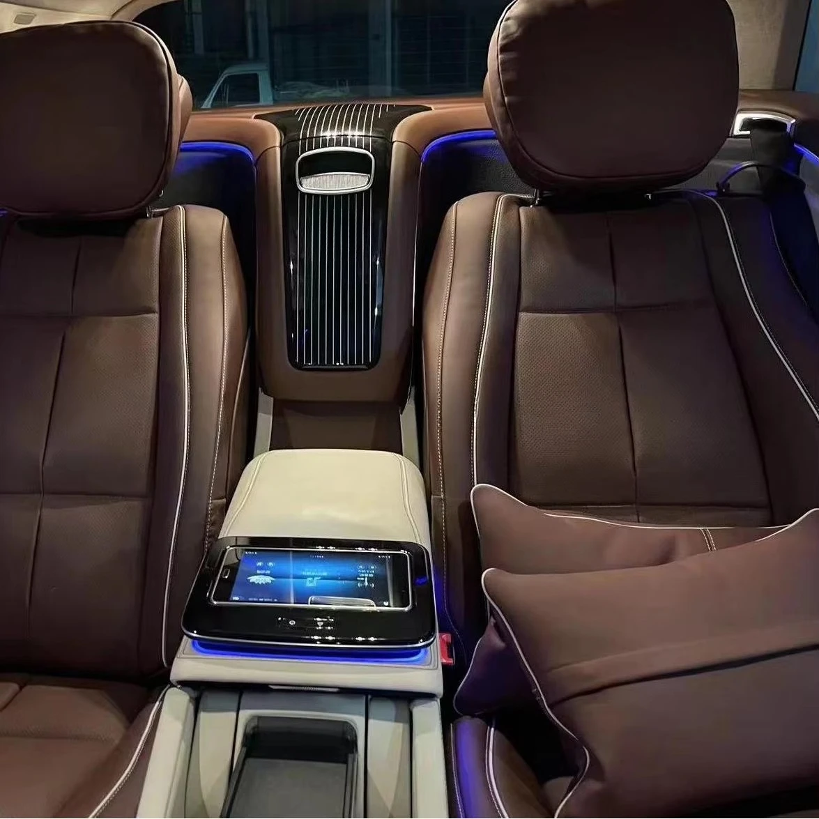 For 06-19 Benz X166 ML/GL/GLS/GLE Interior Dashboard Seat Fittings Upgrade to New X167 Interior Kit Madification