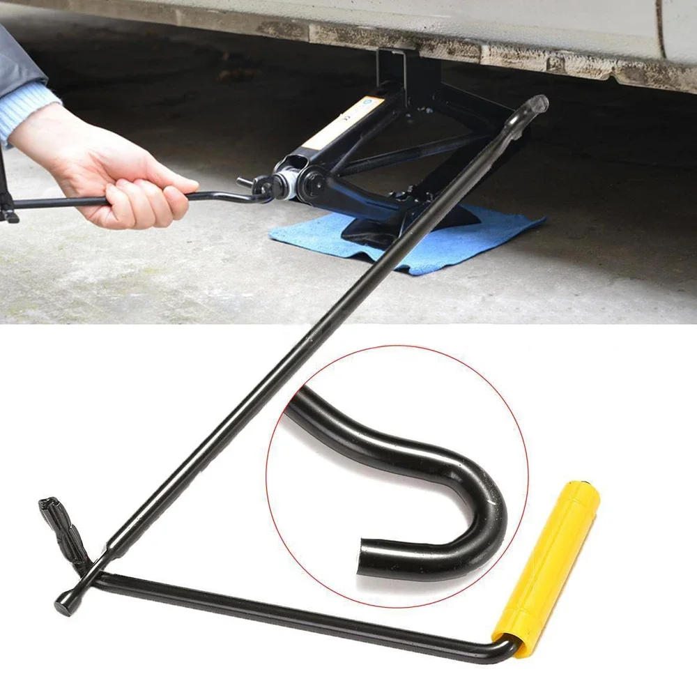 1pc Universal Car Tire Wheel Lug Wrench Crank Speed Handle Lift Tool Scissor Jack Stainless Steel Automotive Tools Car Products