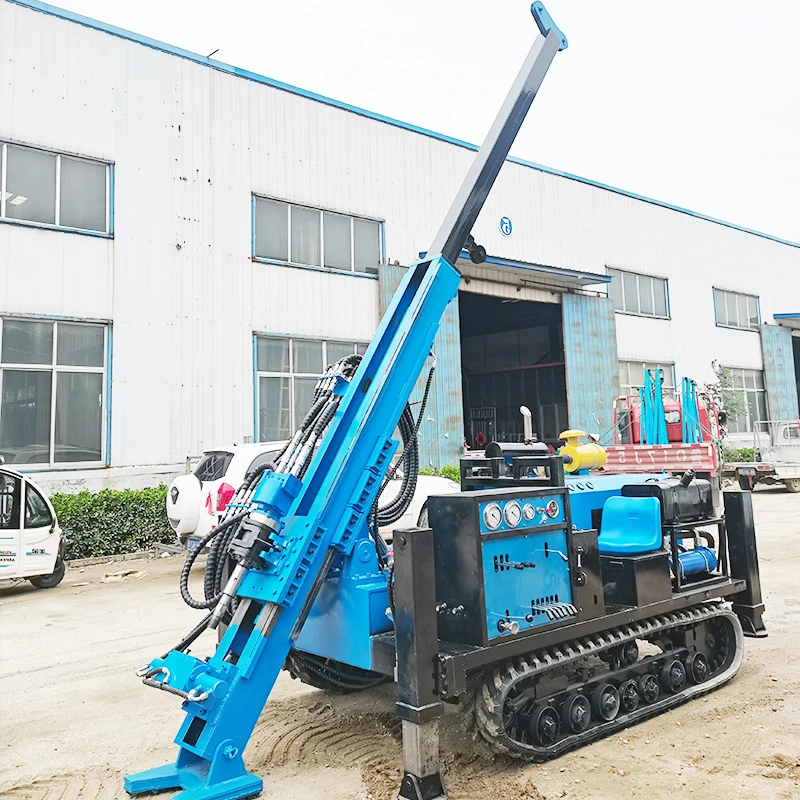Drilling Rig Full Hydraulic Power Head Crawler Mounted Exploration Drill Underground Mining and Water Well Drilling Customized