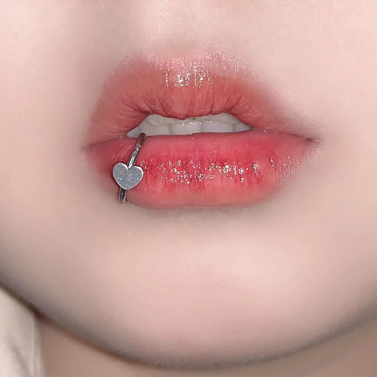 Stainless Steel Lip Ring Hinged Star Bites Piercing Nose rings Earrings Spicy Girl Heart Vertical Labret Piercing Body Jewelry