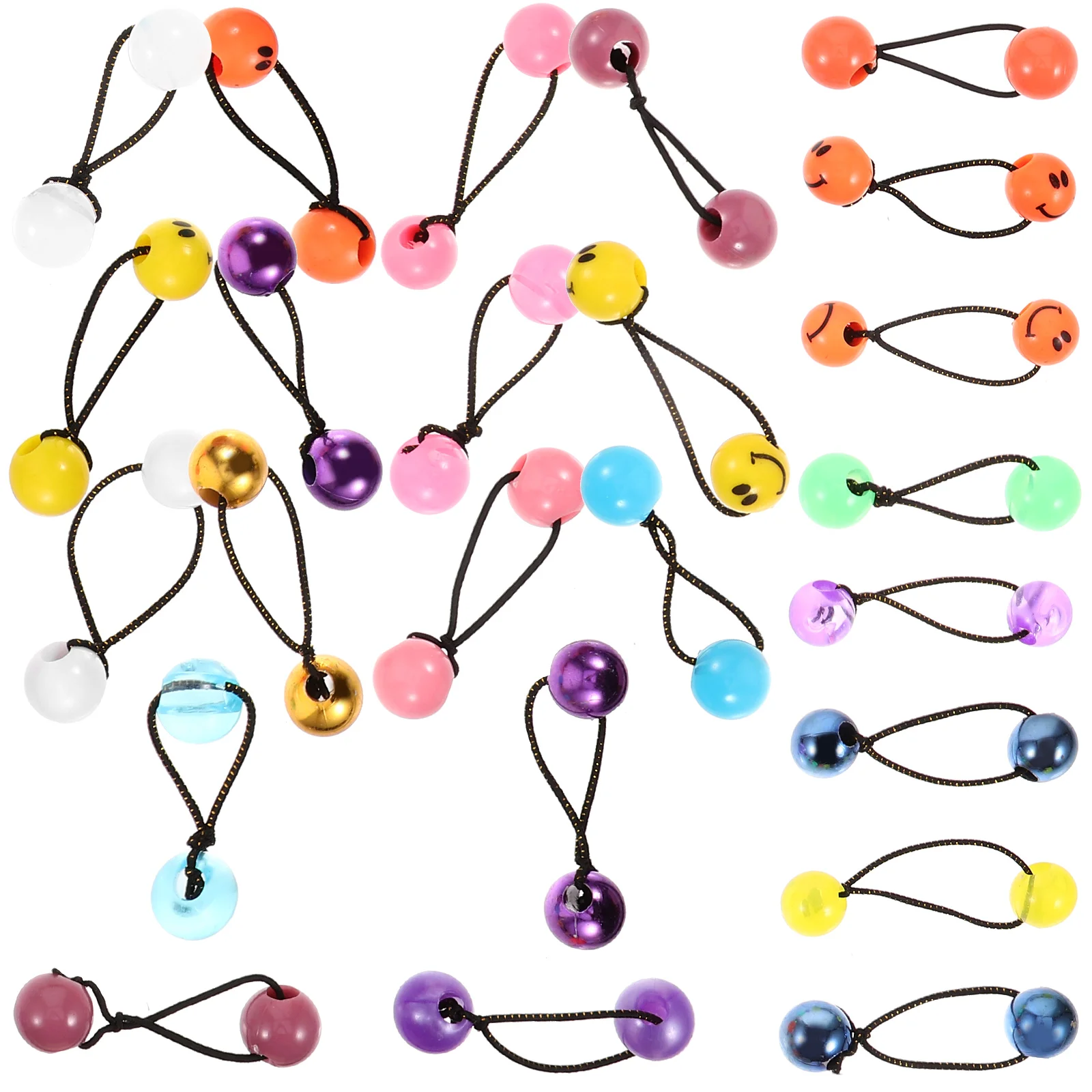 

24 pcs Kids Hair Accessories Children Ties Elastic Hair Ropes Girl Ponytail Holders Baby Toddler