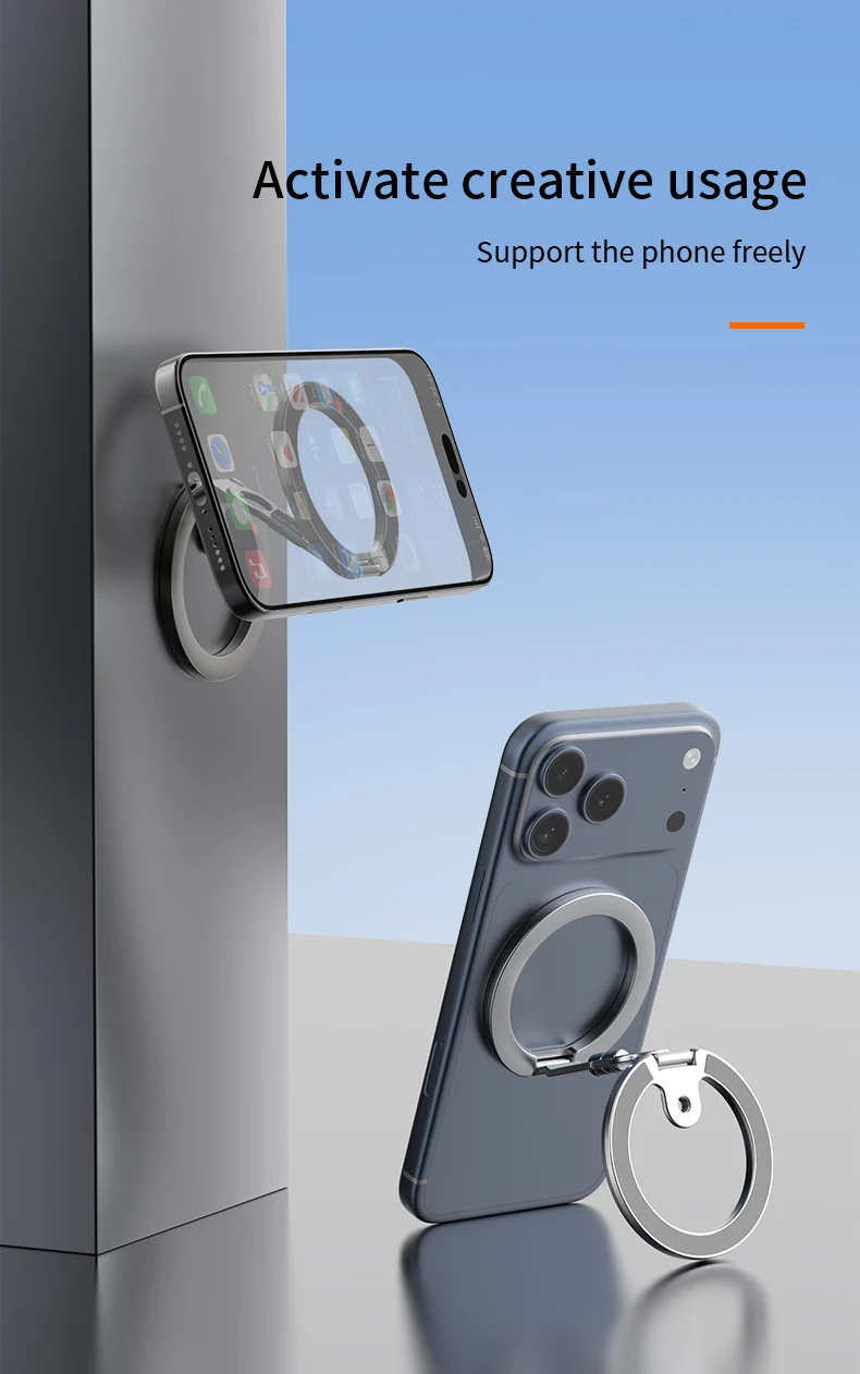 Soporte Magnético de Doble Cara para Teléfono Móvil, Accesorios de Fotografía Magsafe, Hebilla Magnética para iPhone 17 