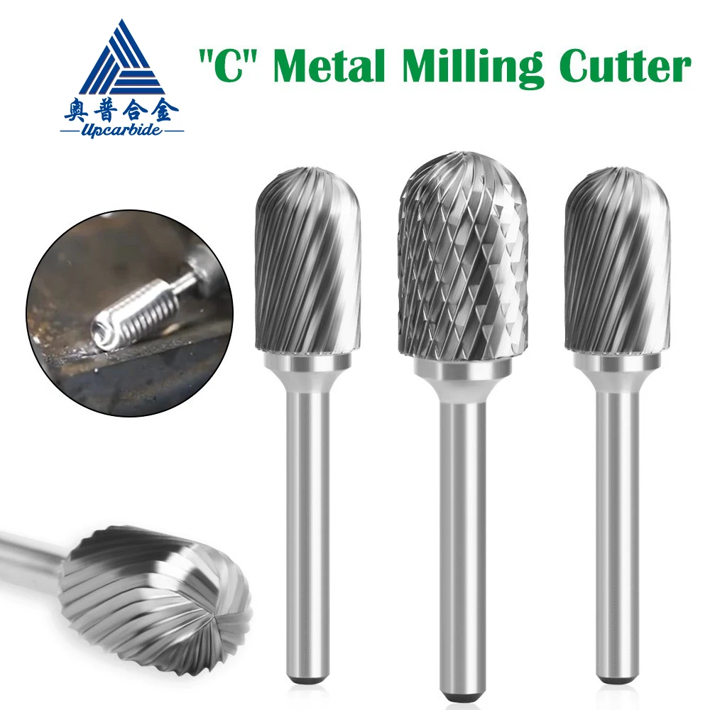 Твердосплавные фрезы серии C0312-C2525 |   Высокопроизводительные роторные напильники из вольфрамового сплава Serie-C 3–25 мм — конструкция без пыли