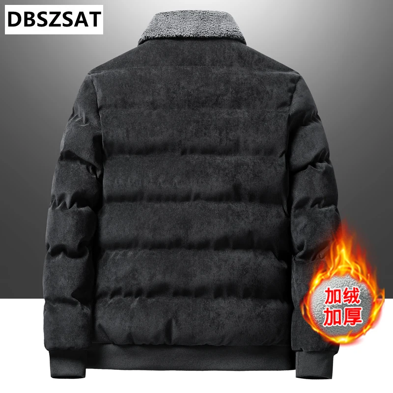 2023  Winter Men Jacket Fashion Men Thermal Parkas Coats Man Thick Warm Windbreaker PU Leather Patchwork Jackets Clothing 8XL