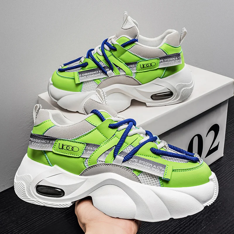 

Shoes for Men Mesh Breathable Platform Sneakers Light Luxury High-end Casual Men Shoes Trend Comfort Men Shoes Кроссовки Мужские