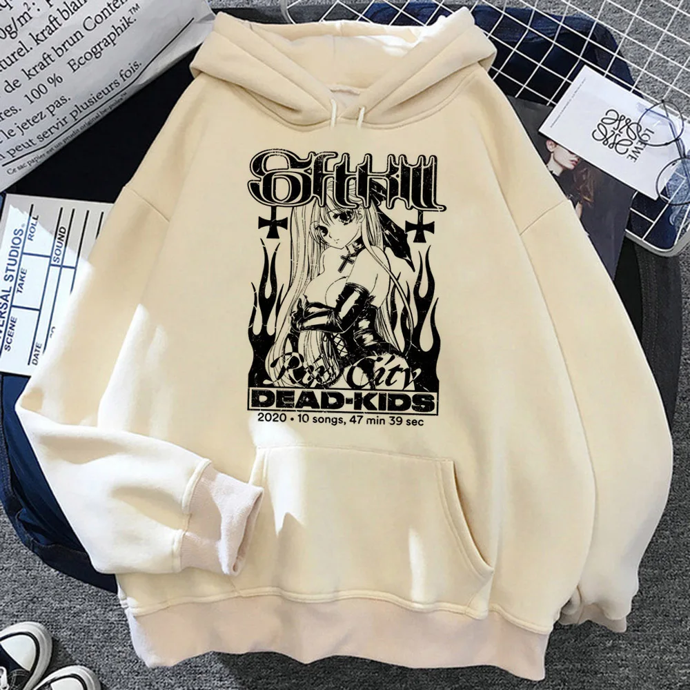 Cyber Y2k Techwear hoodie streetwear clothes for teens patterned pattern elegant women hoddie funny anime