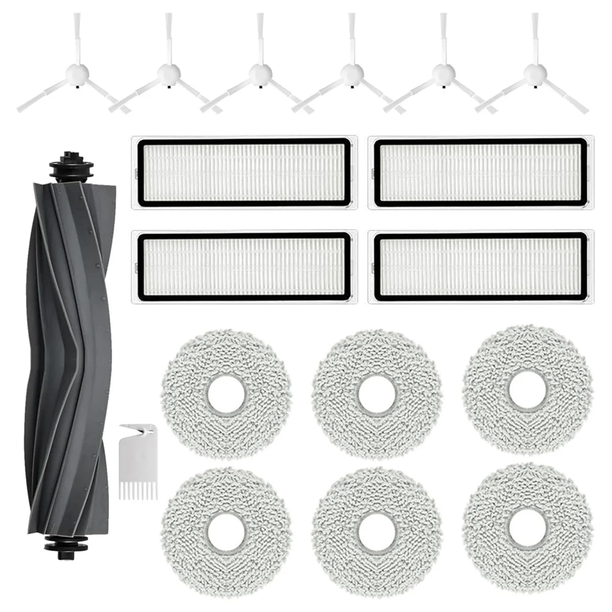 로봇 진공 청소기용 필터 브러시 걸레 패드 액세서리 키트, 드림 L10S 울트라 L10 울트라 교체 부품