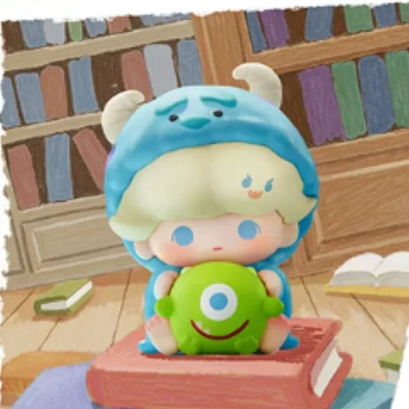 POPMART POP BEAN DIMOO WORLD PIXAR Series Blind Box Surprise Mystery Container Mini Doll Toys Desktop Ornament Set image 3