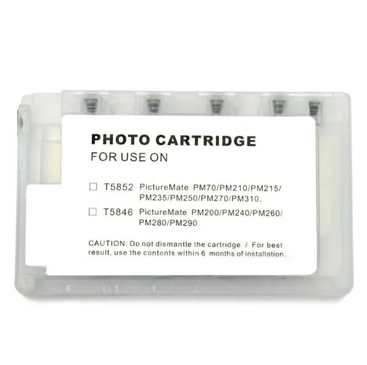 

1PC T5852 T5846 Refill Ink Cartridge with One Time Chip for Epson PM70 PM210 PM215 PM235 PM250 PM270 PM310 PM200