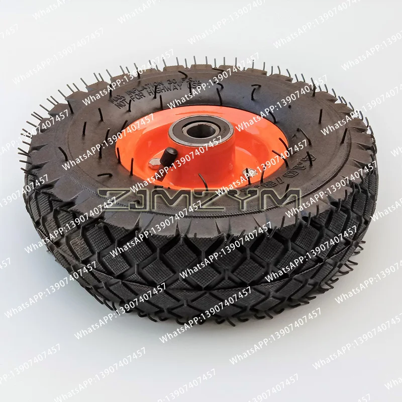 GM 350-4 Automotive Pneumatic Wheel Hub Rubber Single Wheel Bearings - Compatible with Various Models