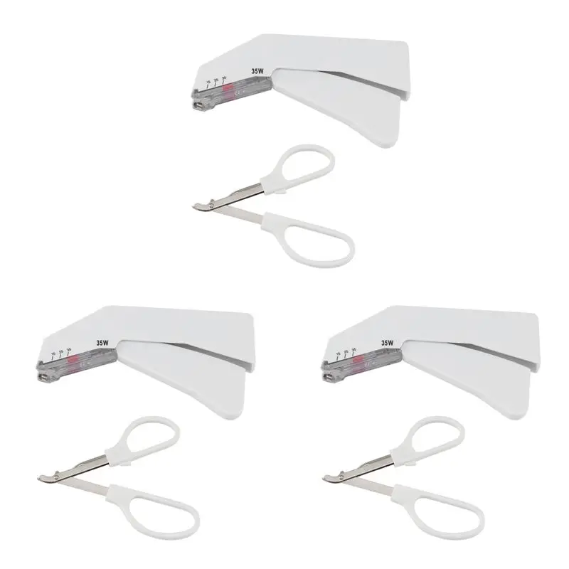 

Новый одноразовый кожный степлер 3X 35W из нержавеющей стали с вытягивателем скоб