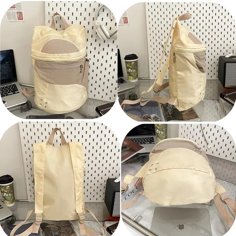 Men's Outdoor Hiking Backpack Ultra-light Nylon Casual Mountain Travel Bag Fashion Simple Design Lightweight Camping Rucksack view 5
