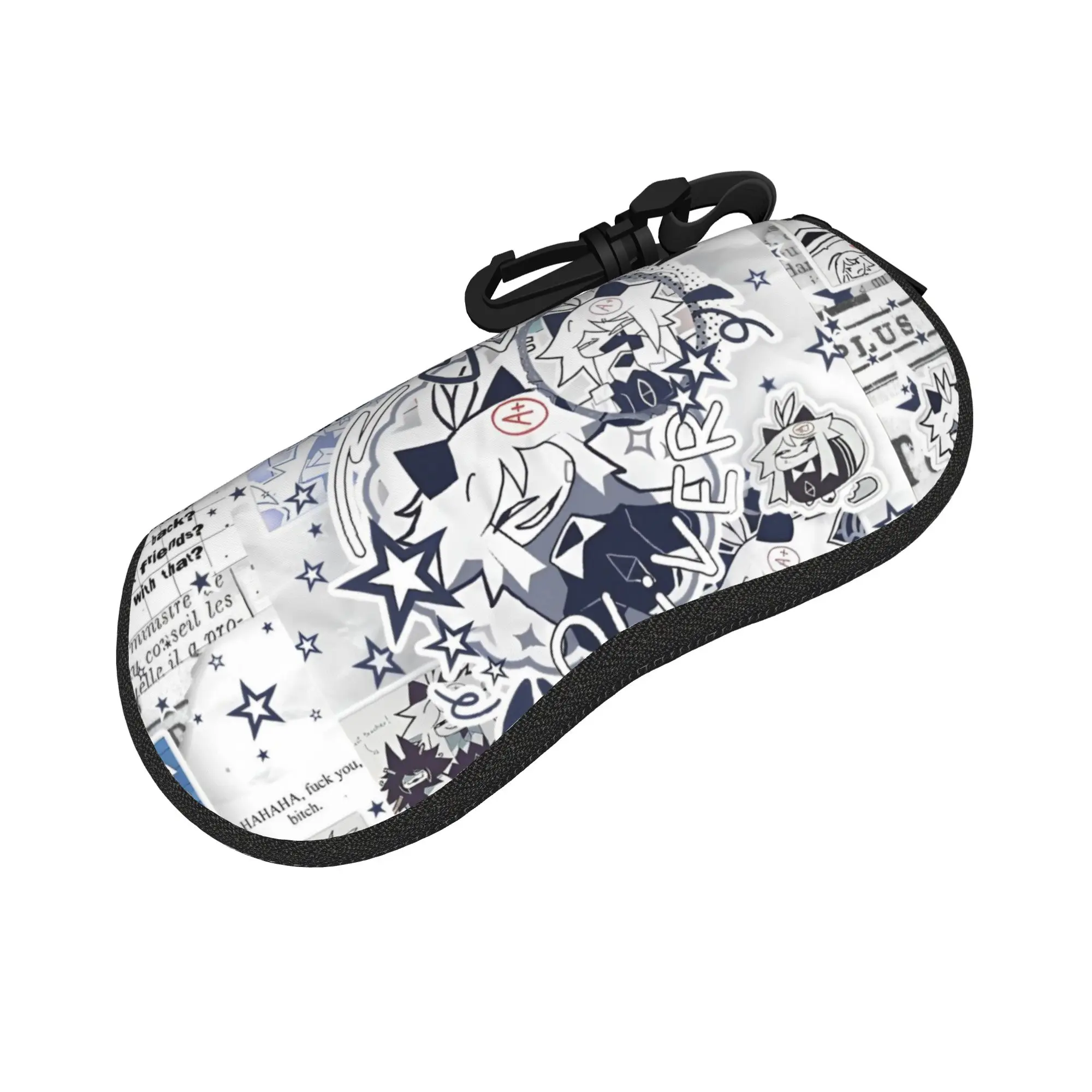 Miss Circle Anime Cartoon Glasses Case Men Women Portable Box Fundamental Paper Education Eyeglasses Storage Box Eyeglasses Box