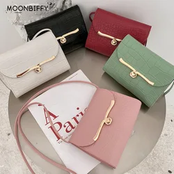 Women Shoulder Bag 2022 Summer New Style Korean Messenger Bag Handbag Candy Color Lock Buckle Versatile Shoulder Bag