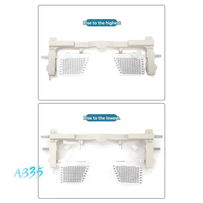 

AB35-Pupil Height Distance Meter Glasses Ruler Optical Equipment Adjustable CE Approved Aluminum Box