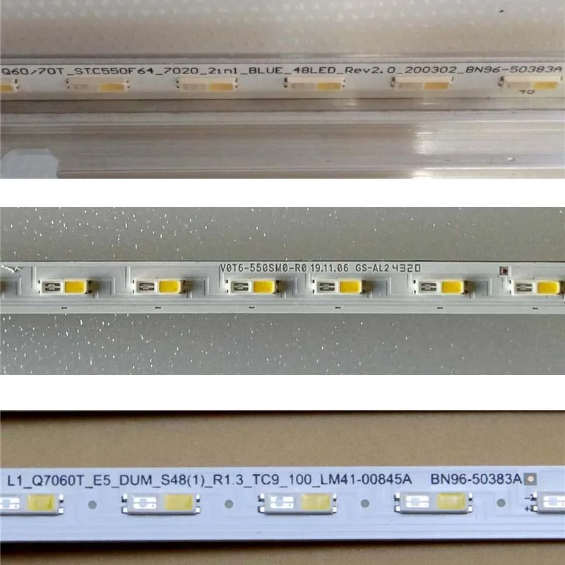 Светодиодные ленты для подсветки для Samsung QN55Q60TA QN55Q70TA UN55Q60TAG Bar l1_q7060t_e5_пельмен_s48 (1)_ R1.3_TC9_100_LM41-00845A BN61-16156A